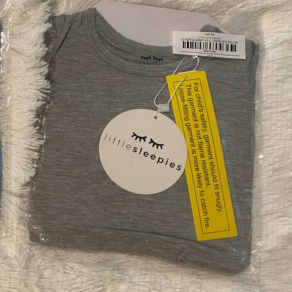 LS 🖤Heather Gray Two Piece Pajamas